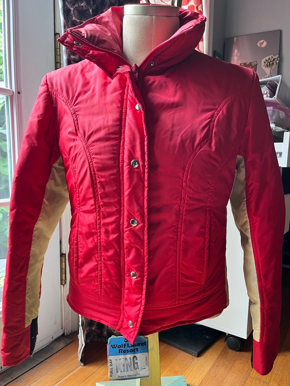 Vintage Ski Jacket Beconta Size 12 Women’s